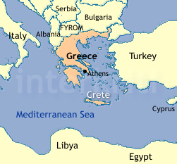 Map of Greece